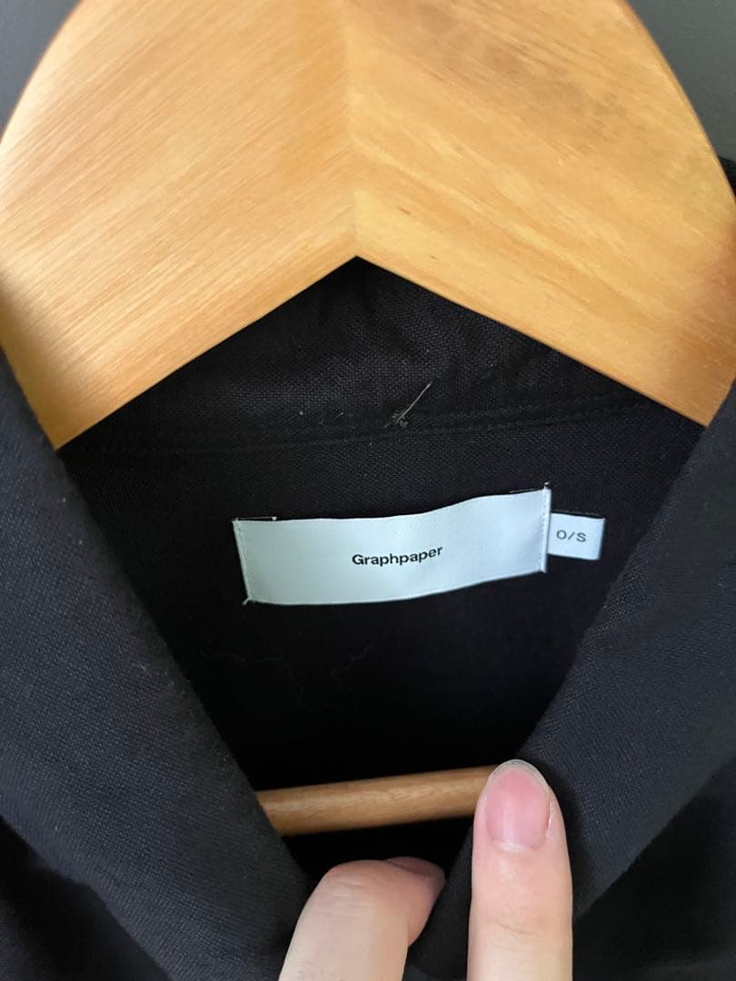Graphpaper ブラックシャツ 0/S