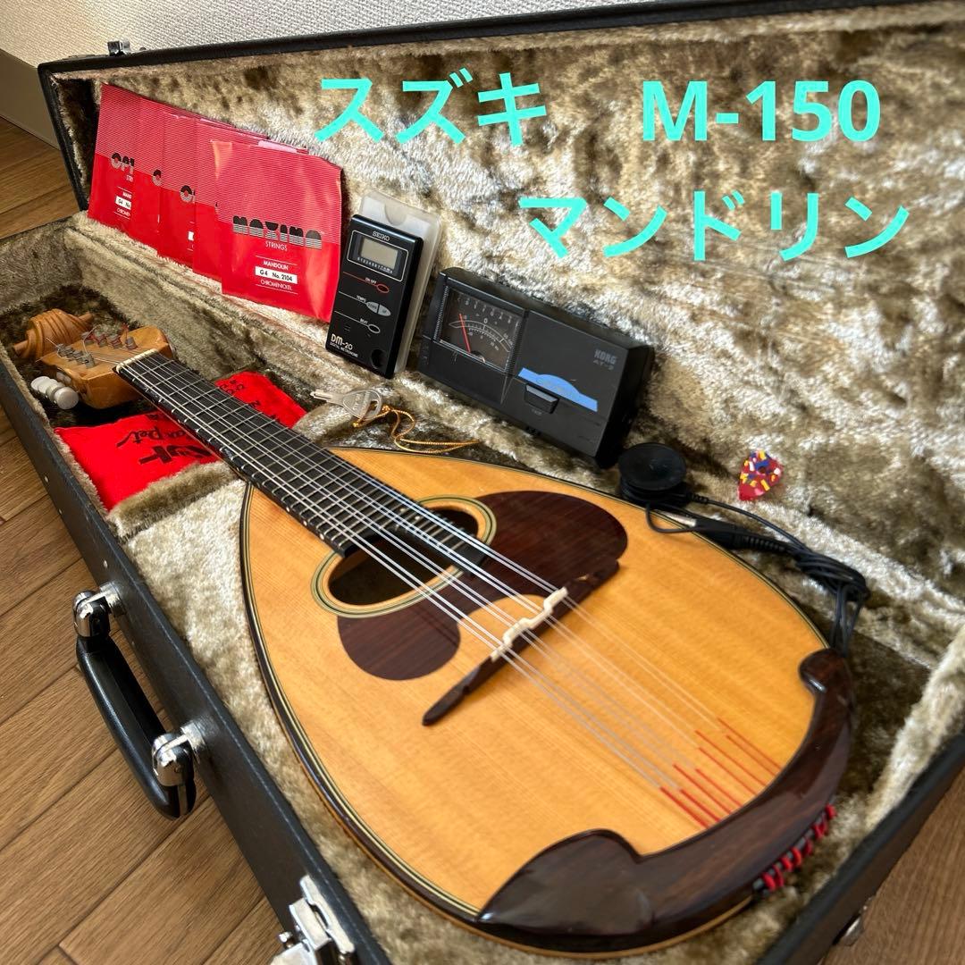 suzuki スズキ　マンドリン　M-150 チューナー　メトロノーム　付属品付