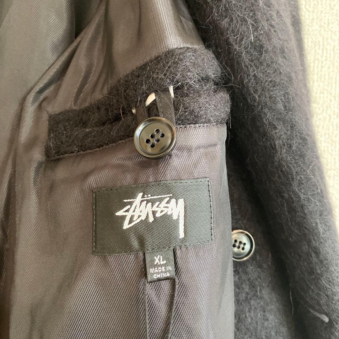 【即完サイズ・新品タグ付き】STUSSY MOHAIR TRENCH COAT