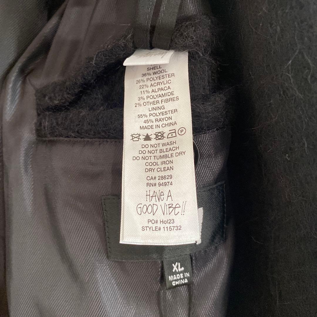 【即完サイズ・新品タグ付き】STUSSY MOHAIR TRENCH COAT