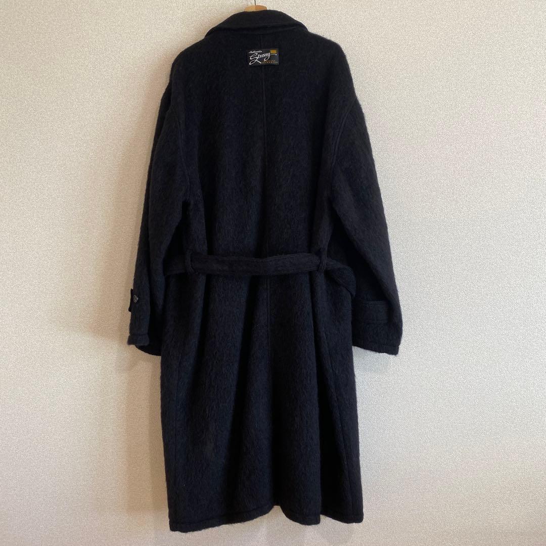 【即完サイズ・新品タグ付き】STUSSY MOHAIR TRENCH COAT