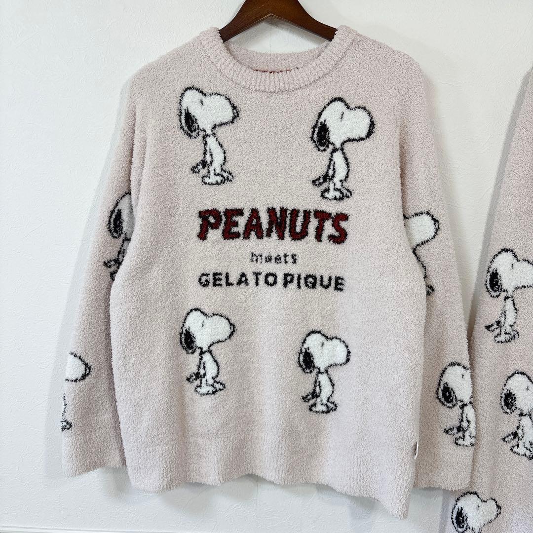 美品　大きいサイズ gelato pique スヌーピー コラボ　セットアップ