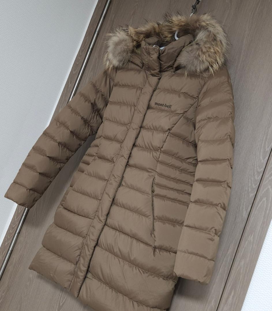 モンベル ラクーンファー ダウンコート レディース