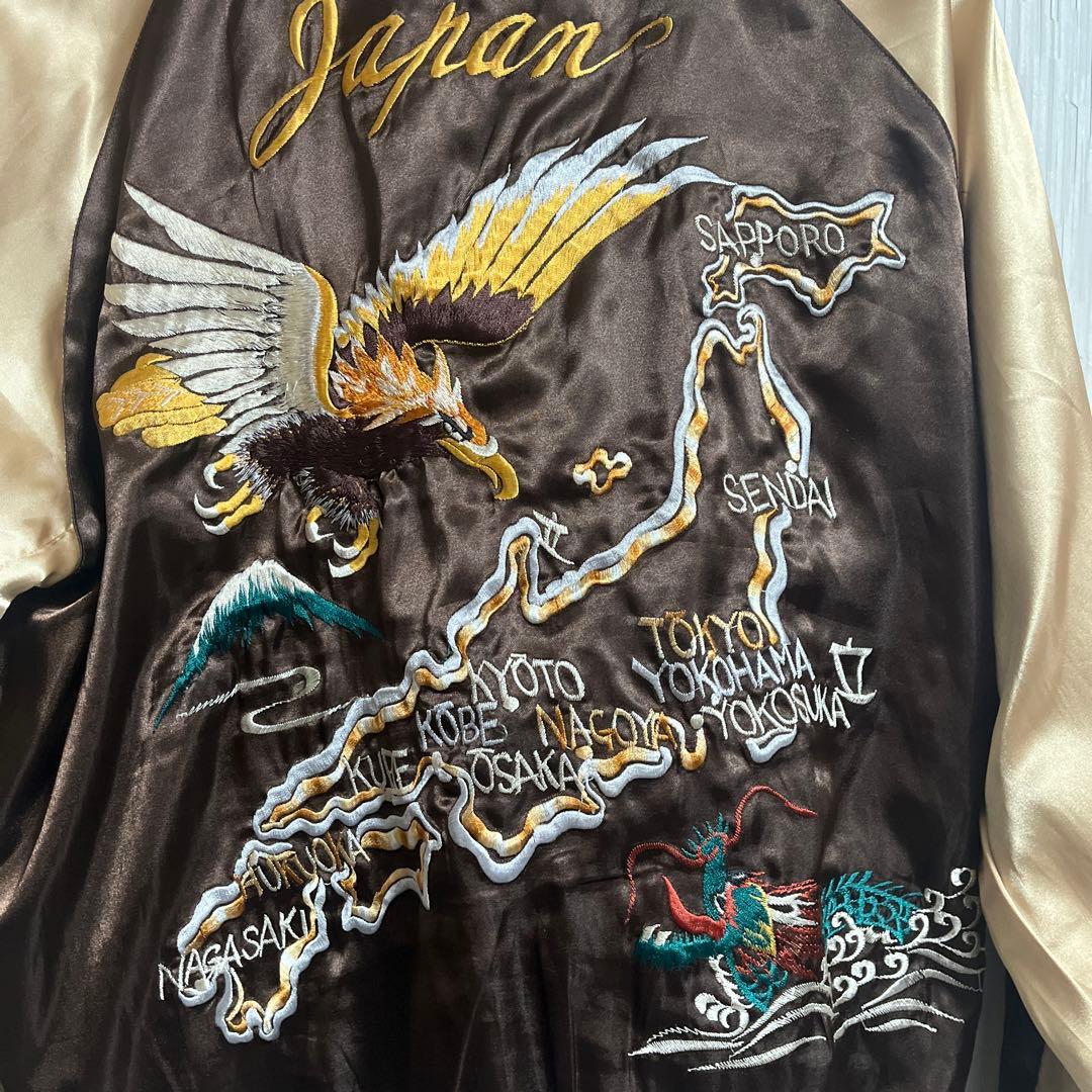 ＊テーラー東洋　スカジャン　エイリアン　鷲　L