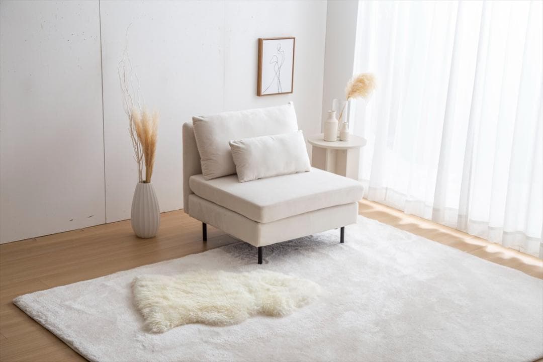 【送料無料】一人掛けソファ クッション付き コンパクト ホテルライク