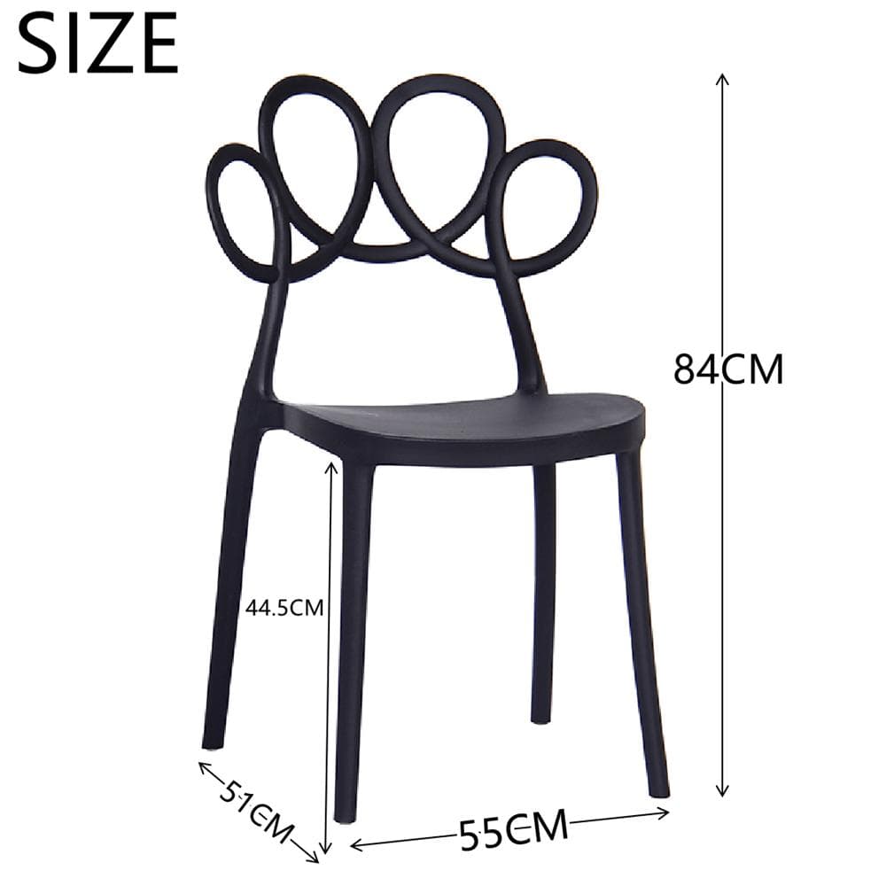 新品未使用在庫処分ダイニングチェア 椅子2脚セット（黒・ピンク・ホワイト選択可）