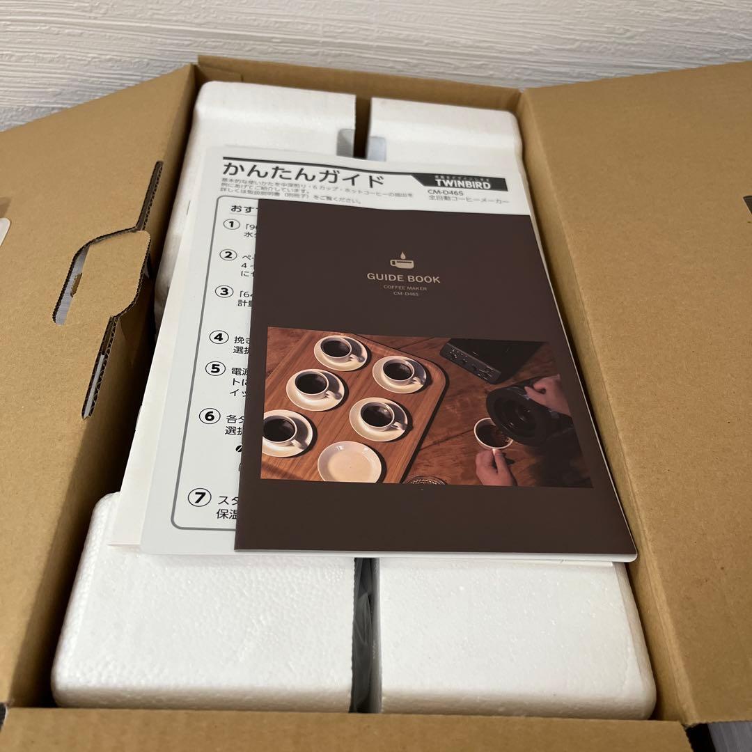 新品未使用　ツインバード　コーヒーメーカー　CM-D465(Bブラック)