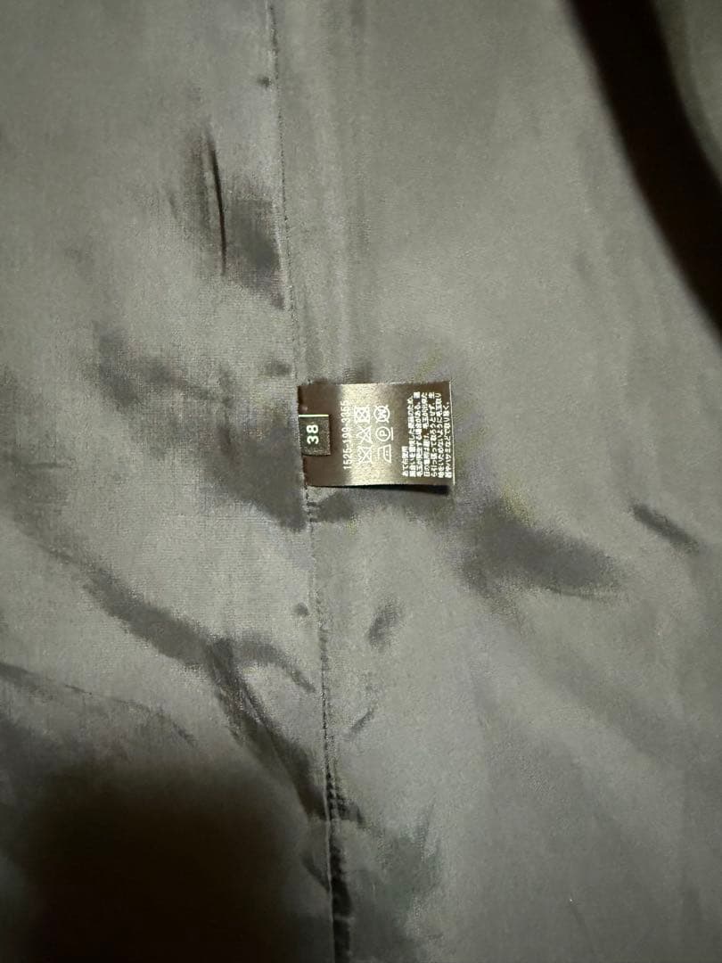 【美品】UNITED ARROWS購入チェスターコート　ブラック　38