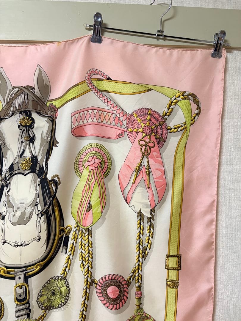 エルメス 前面ロゼット カレ90 スカーフ ストール