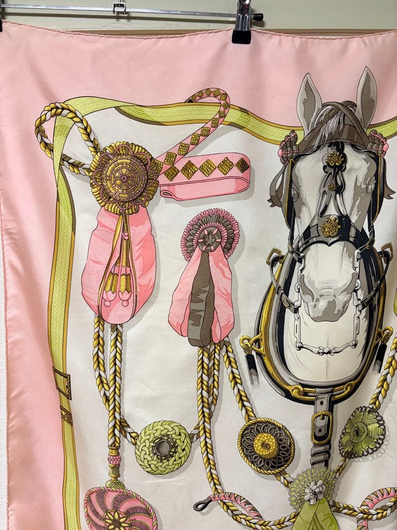 エルメス 前面ロゼット カレ90 スカーフ ストール