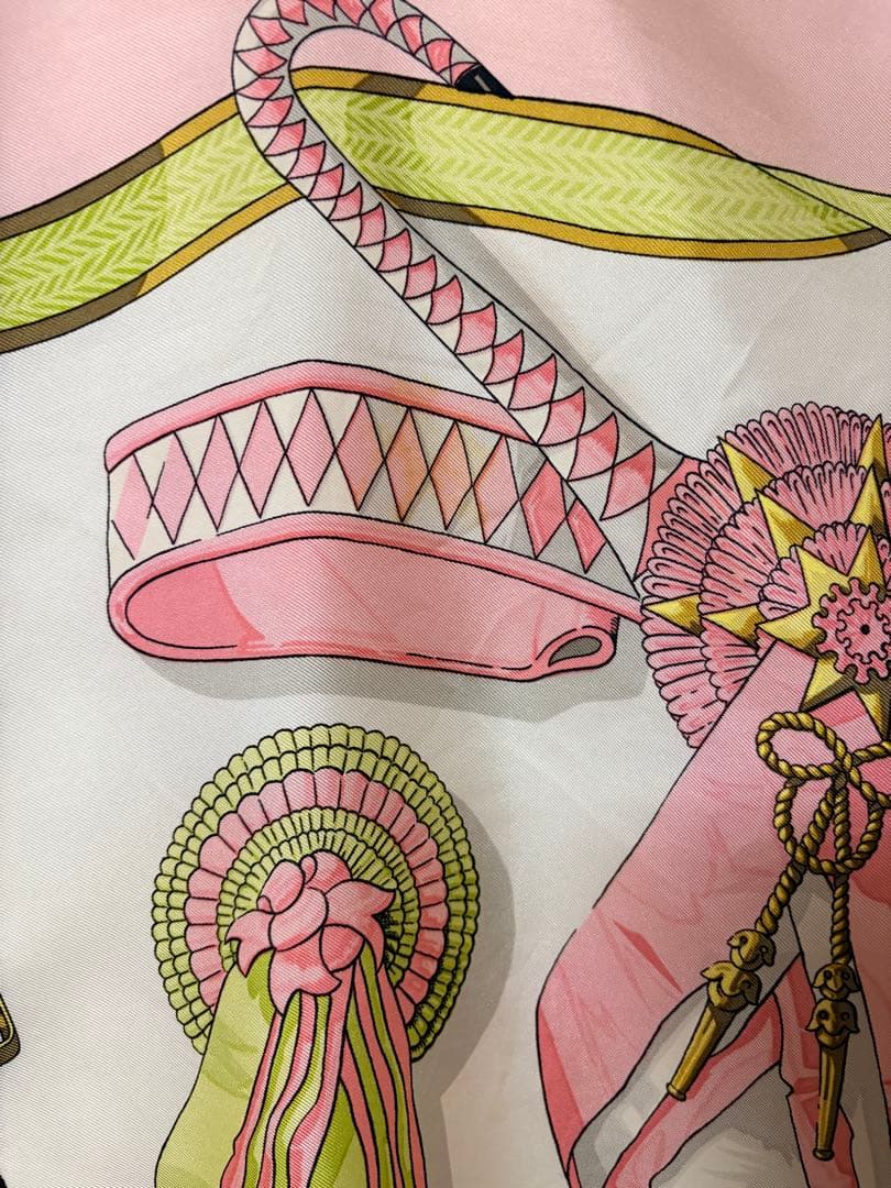 エルメス 前面ロゼット カレ90 スカーフ ストール