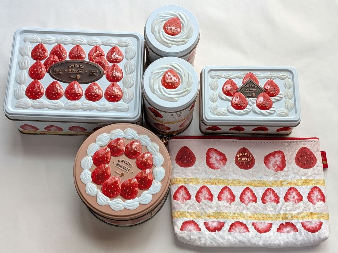 メリーチョコレート　スイーツビュッフェ 缶・ポーチのみ