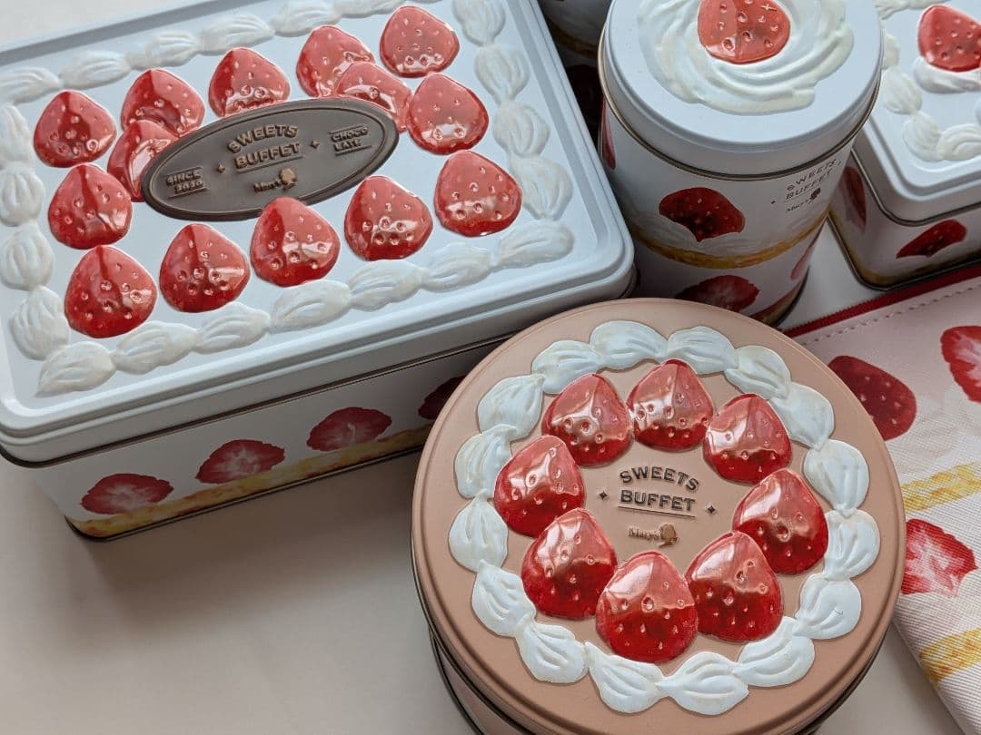 メリーチョコレート　スイーツビュッフェ 缶・ポーチのみ