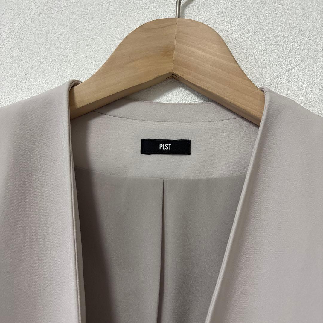 プラステ　トリアセブレンド　ジャケットパンツセット　ベージュ