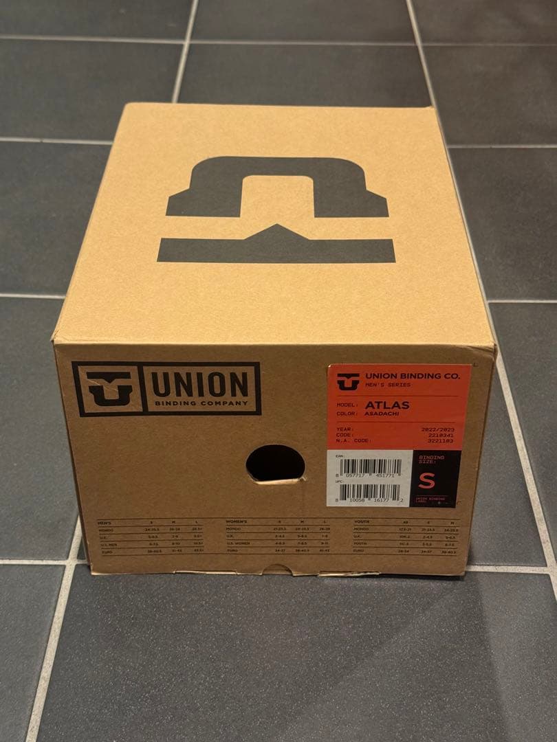 美品✨5回使用　22-23UNION ATLAS ユニオン ビンディング