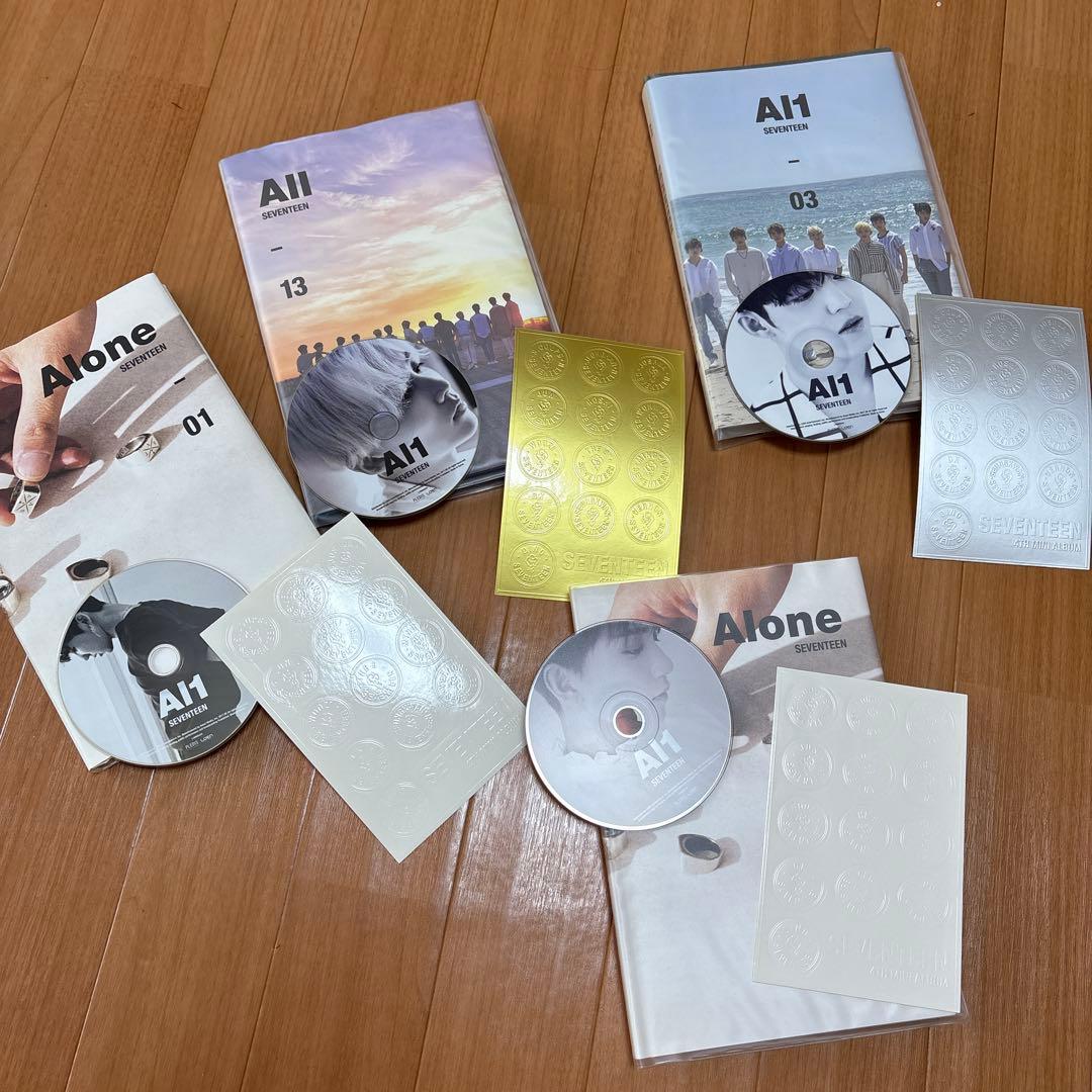 **）様 【まとめ売り】SEVENTEEN アルバム　セット　トレカ　ポストカー