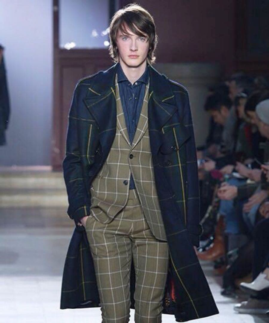 ポールスミス トレンチコート 2017aw ブラックウォッチ