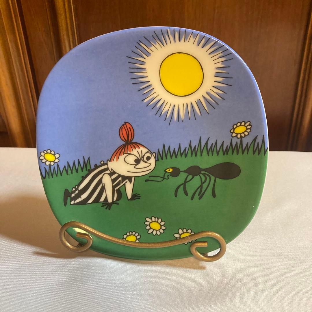 【美品】アラビア ムーミン ウォールプレート「ミィと蟻」廃盤 希少