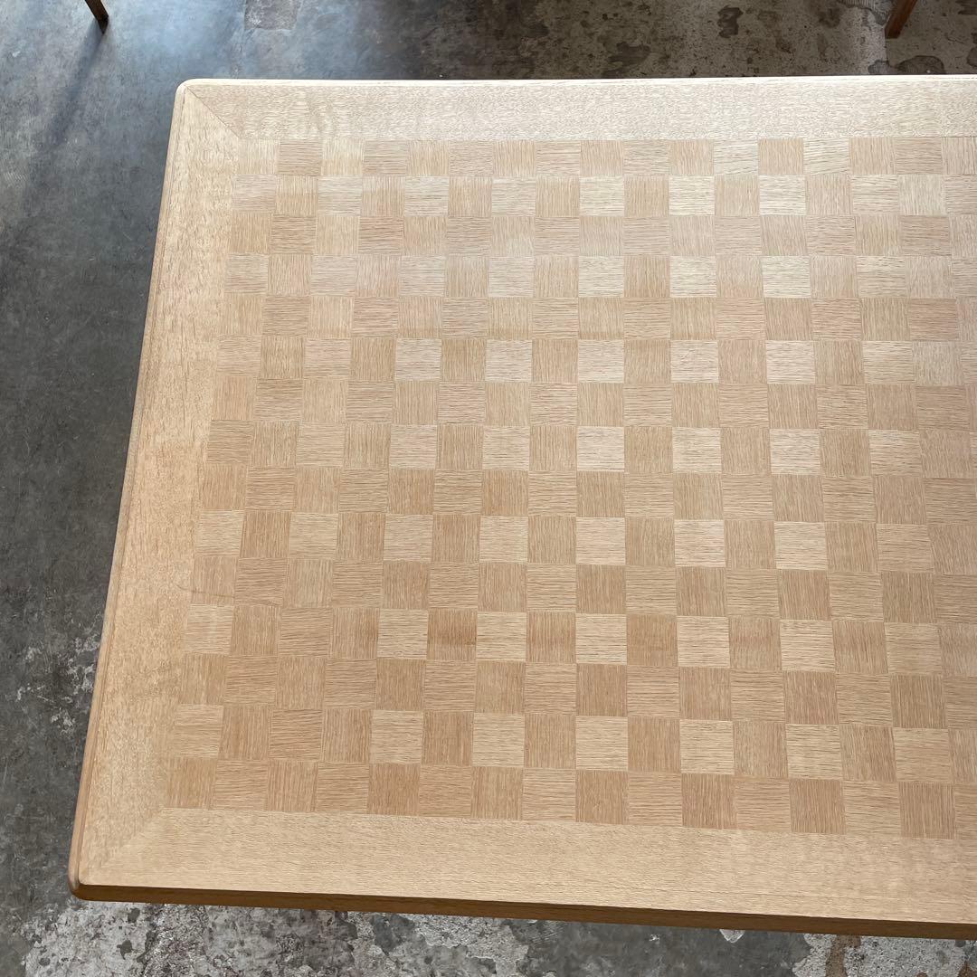 ビンテージ エクステンションダイニングテーブル 猫脚　剥離