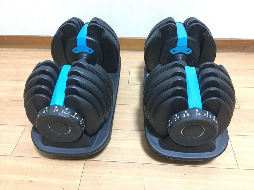 ②可変式ダンベル 24kg 1個