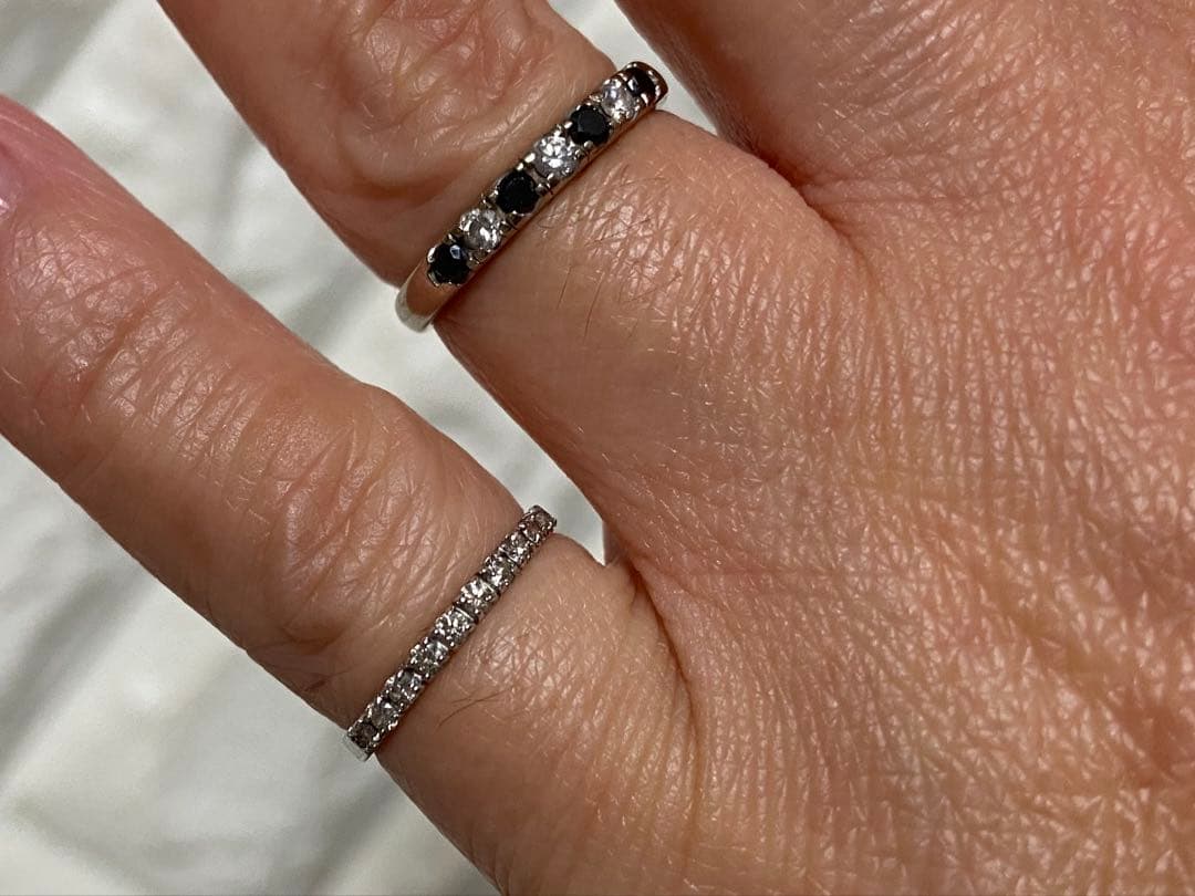 k10wg ダイヤ0.2ct ハーフエタニティ