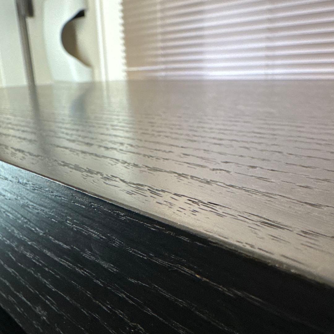 センターテーブル　ブラックオーク突板　長方形