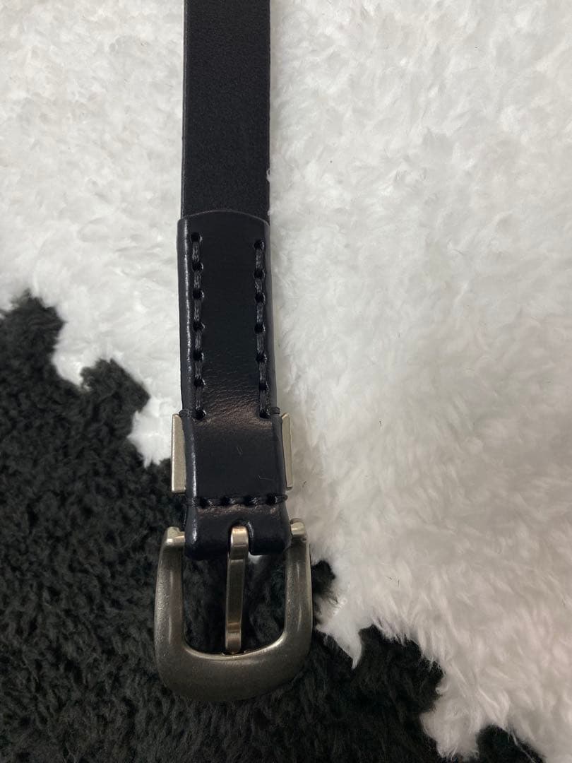 Our Legacy Belt Black Leather ベルト レザー 90