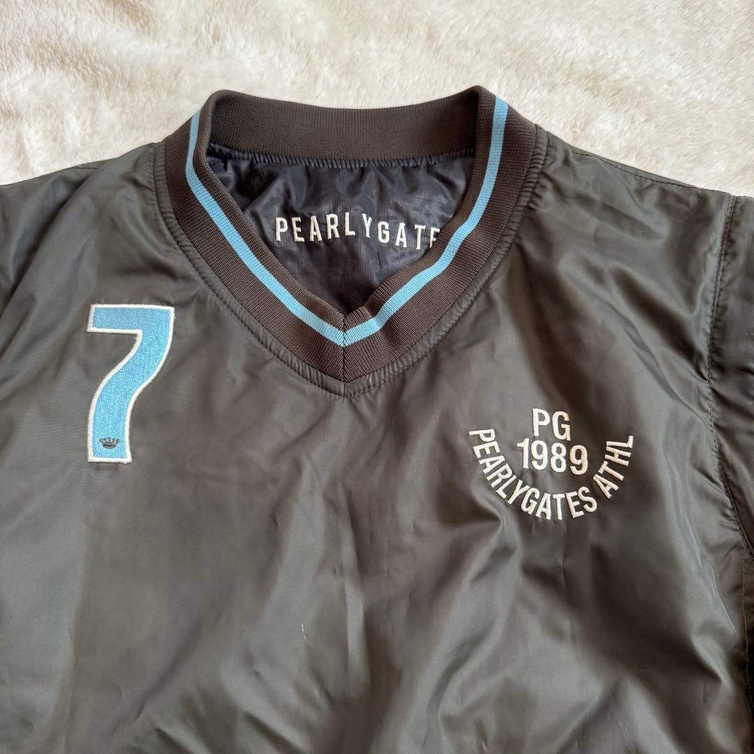 【パーリーゲイツ】美品　スニードジャケット　カーキ　ブラック　サイズ 3