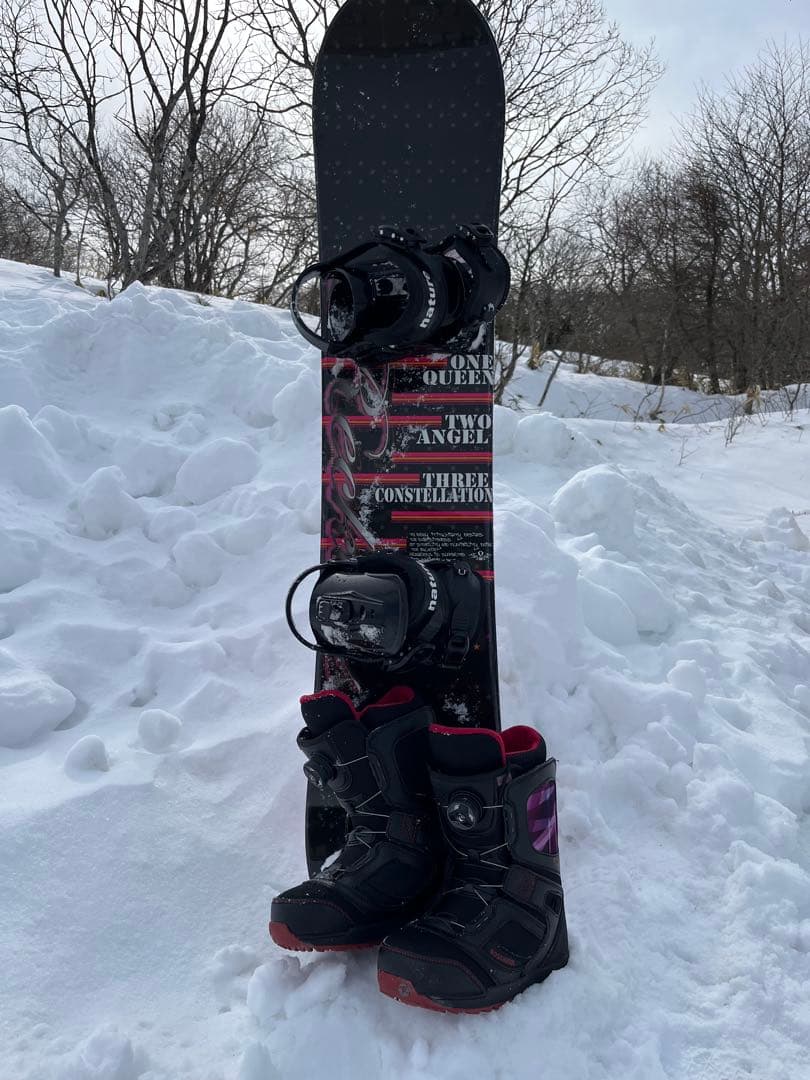 キッズ用 スノーボード128cm ビンディング ブーツ23cmセット