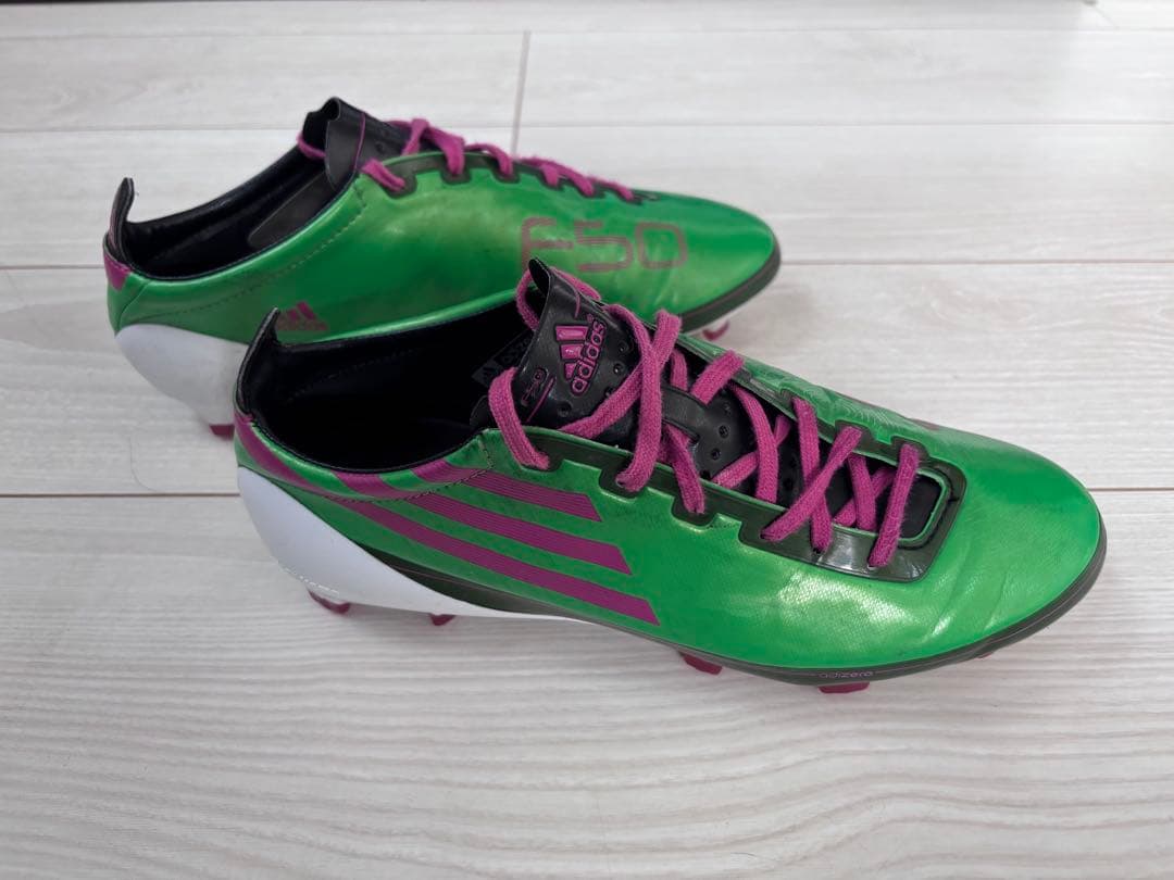 ま*ー様 adidas F50 サッカーシューズ グリーン/パープル