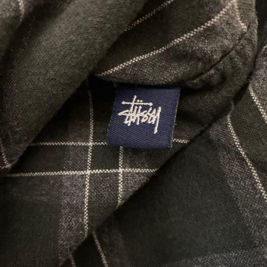 ステューシー　old stussy 90s チェックシャツ ネルシャツ　好配色