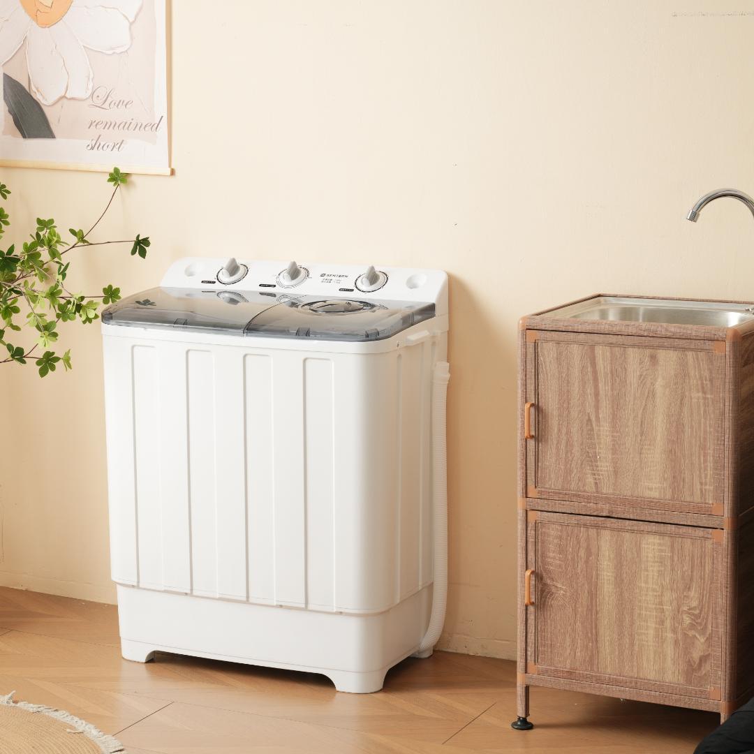 二槽式洗濯機 洗濯容量7.6kg 脱水容量5.5kg 7.6キロ 縦型洗濯機