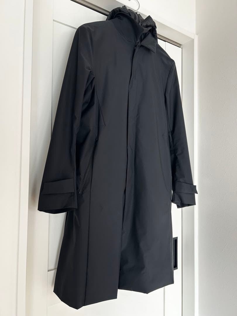 DESCENT デサント取外しライナーベスト付 ステンカラーコート Ｍサイズ