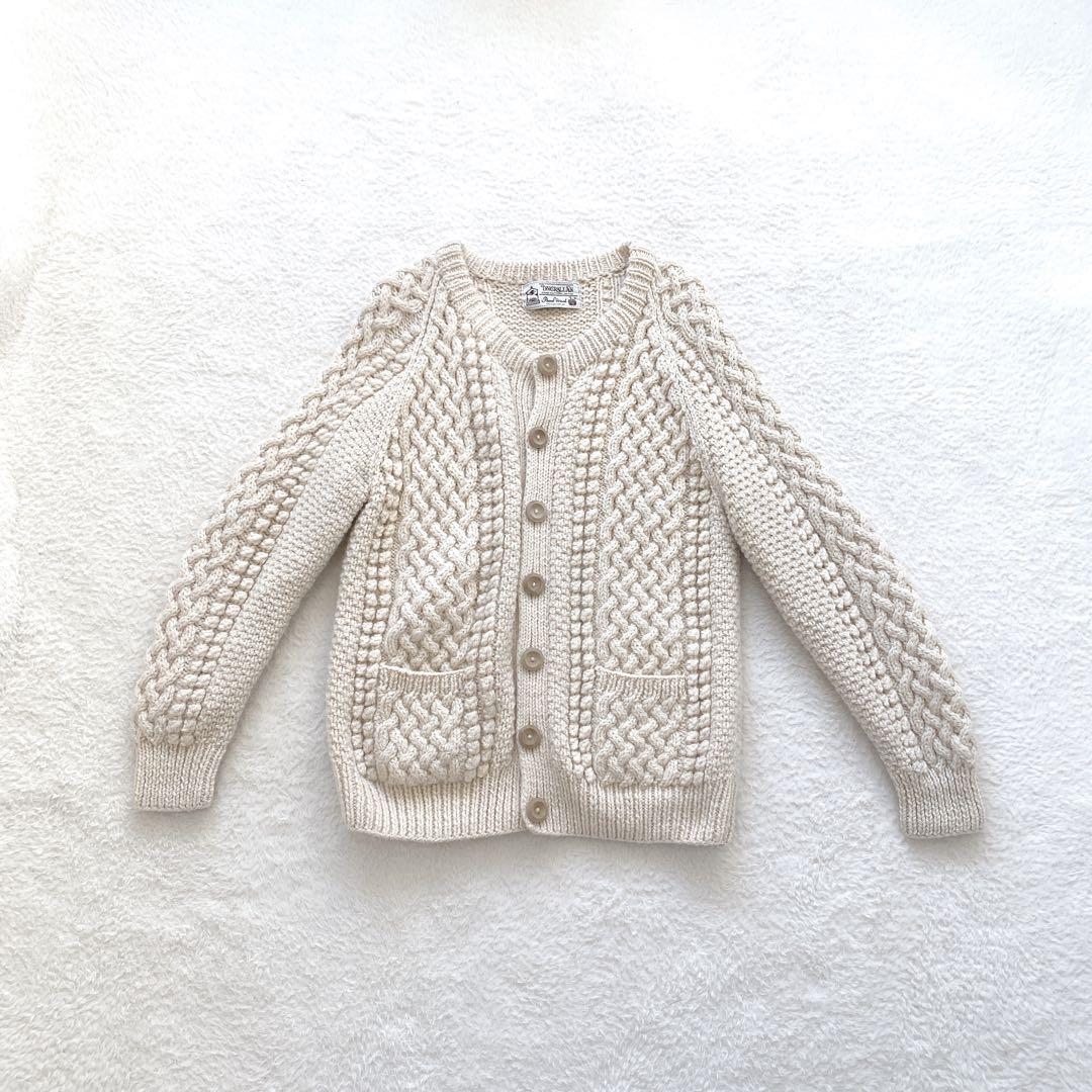 ☆INVERALLAN インバーアラン 4Aカーディガン 希少茶タグ 英国製☆