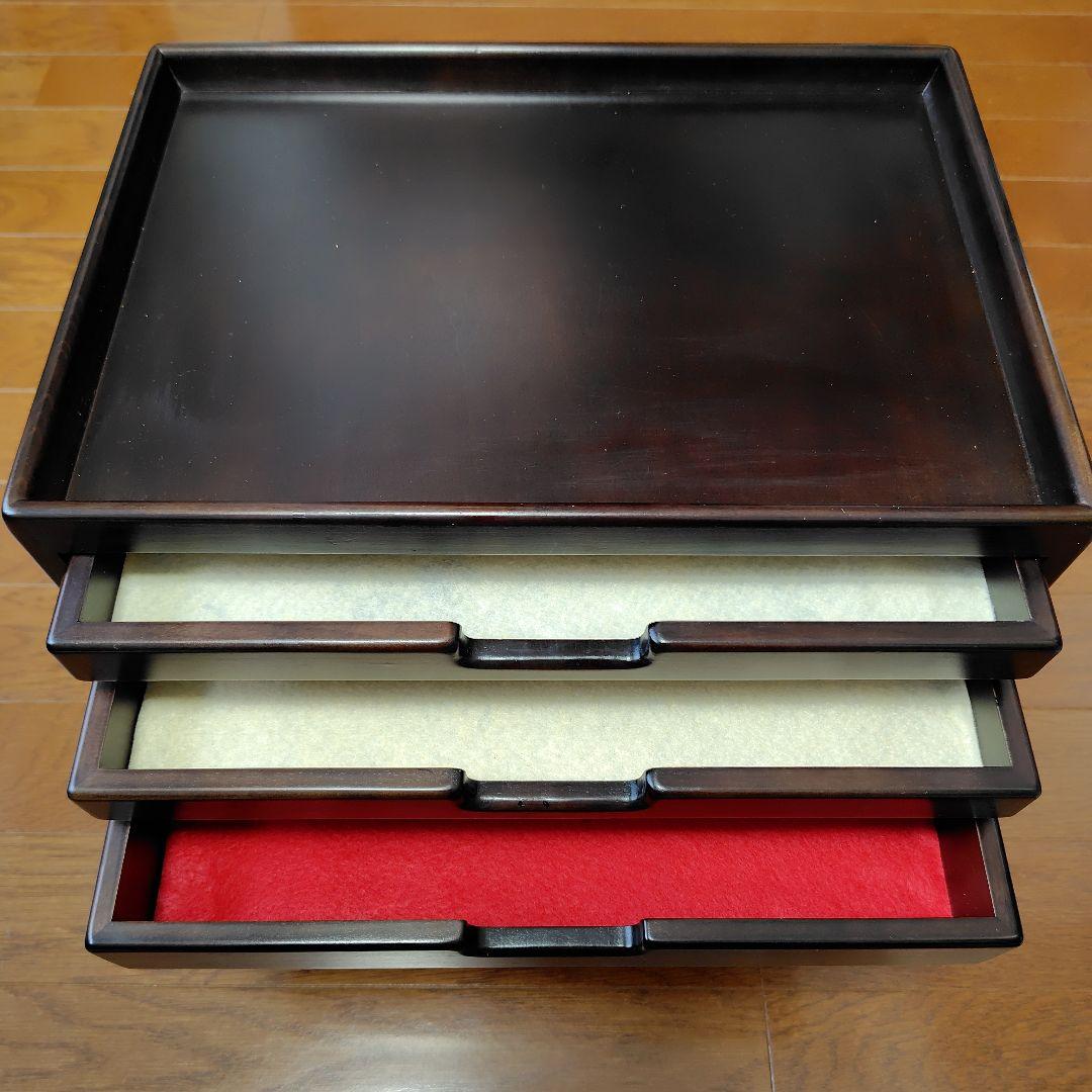 豊岡クラフト 森林楽 (美品) 素敵な 書斎 A4書類シェルフ、小物・文具入れ