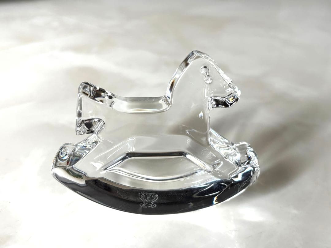 Baccarat【バカラ】　ロッキングホース　2026干支　置物　午年