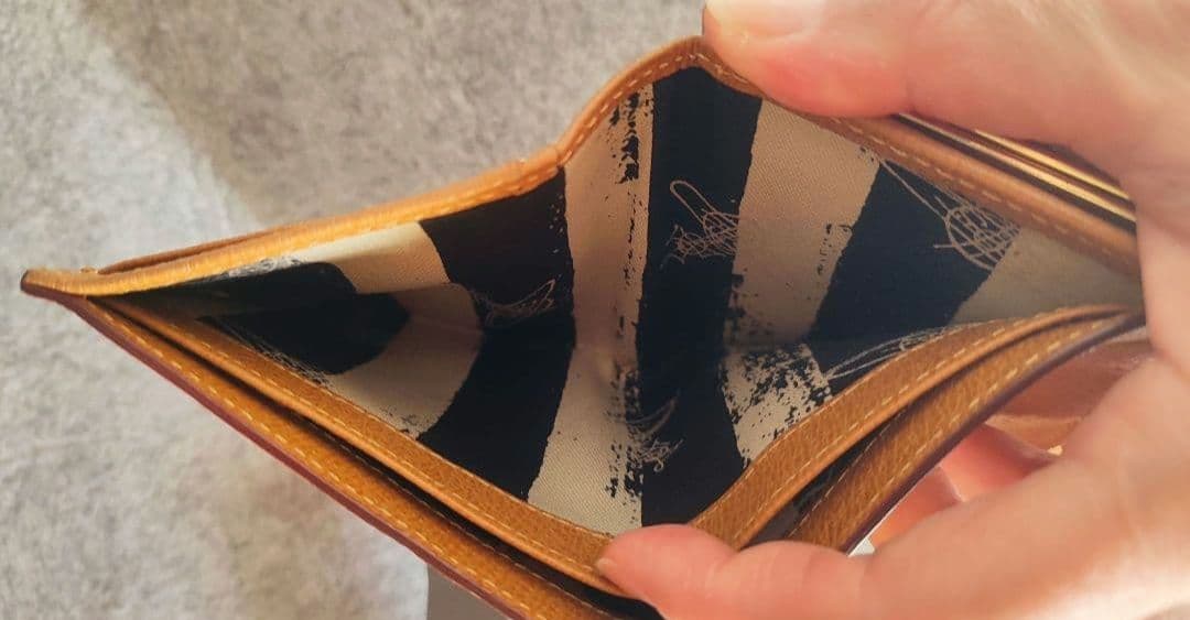 Vivienne Westwood キャメル　三つ折り財布　がま口財布