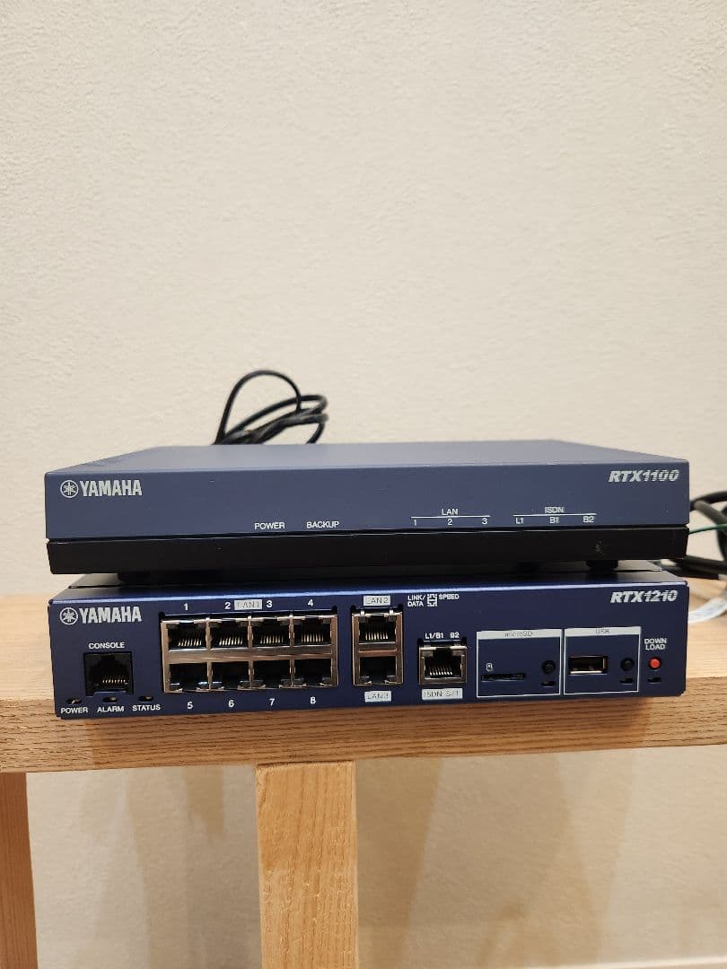 YAMAHA RTX1210 RTX1100 有線LANルーター