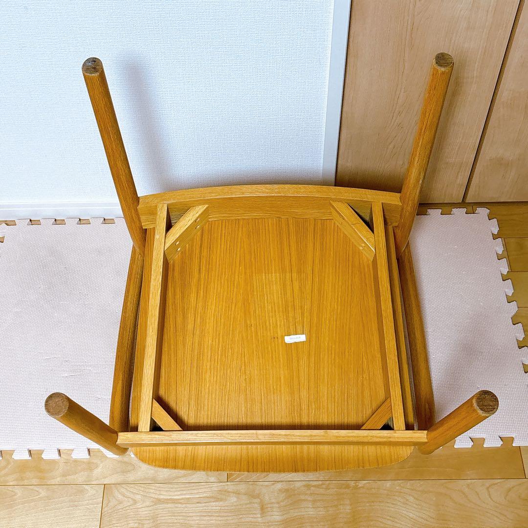 無印良品 オーク材 ラウンジアームチェア 一脚