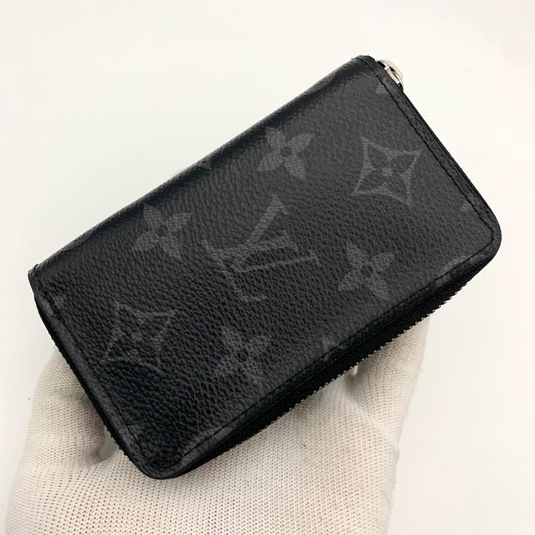 鑑定済み ルイヴィトン ジッピーパース 財布 エクリプス 黒 IC搭載