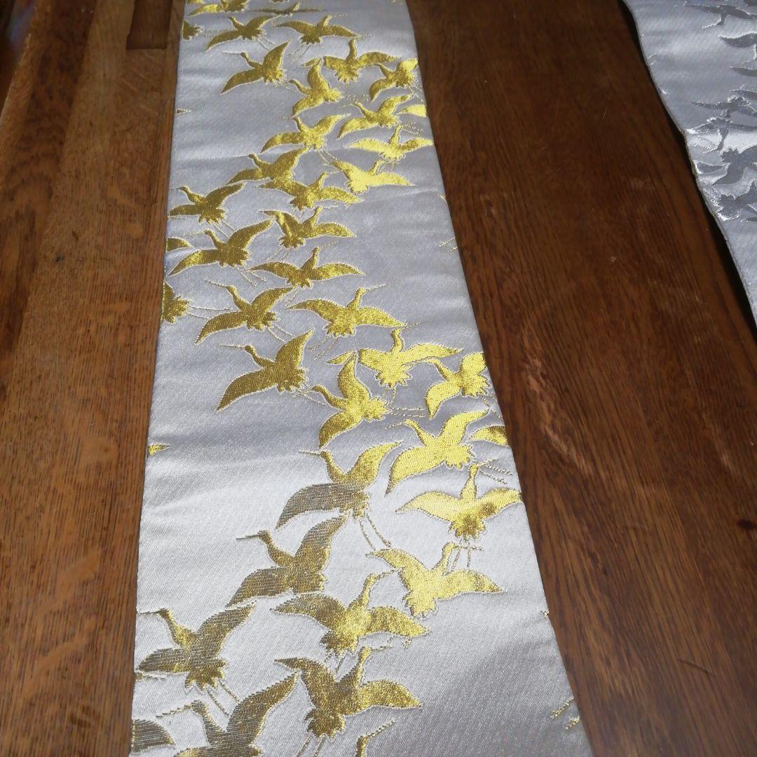 テーブルランナースリム 半幅帯リメイク オーダーメイド承ります。リバーシブル