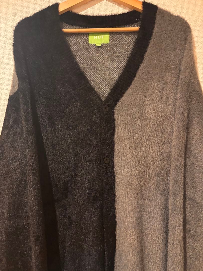 XL！HUF ハフ FEELS GOOD カーディガン