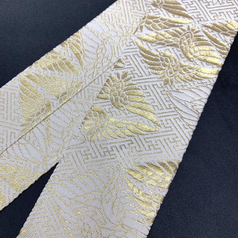 507ab44■七五三 五歳 男児 着物&羽織&袴&角帯＆小物 金駒刺繍■良好