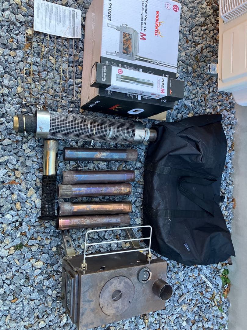 ウィンナーウェル　ノマドビューM 収納バッグ、煙突ガード付き