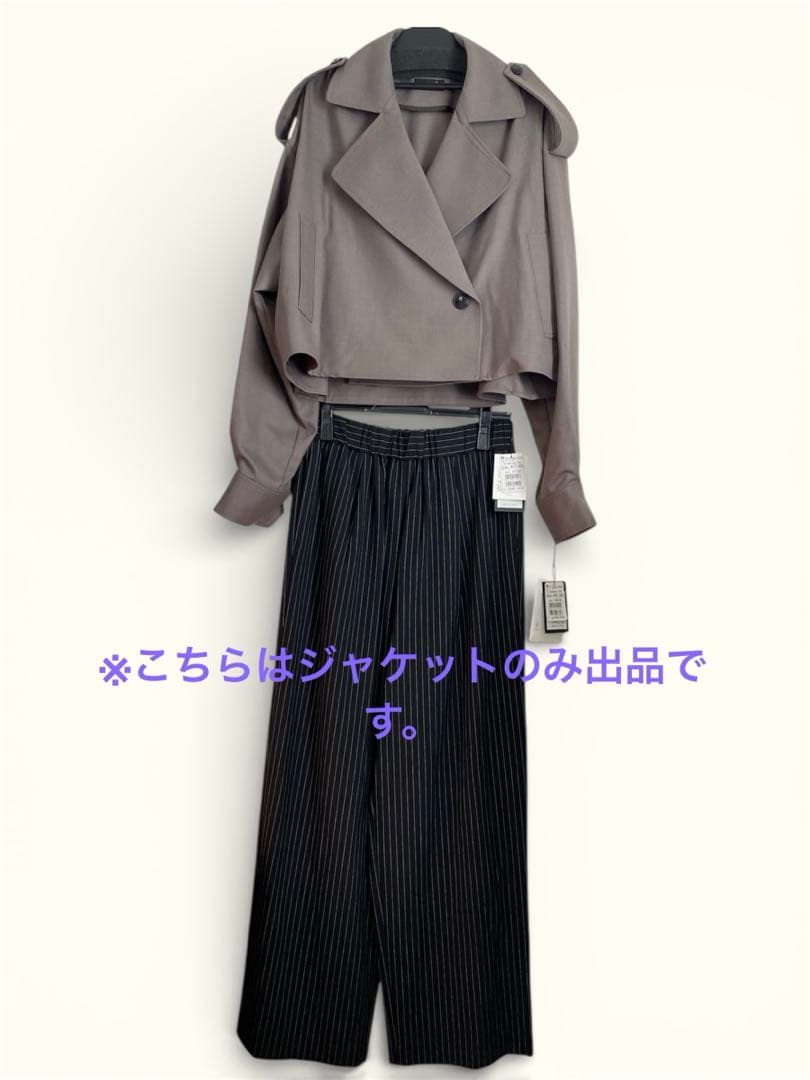 新品タグ付き　ヤマダヤ　Aga ショートトレンチコート クロップド