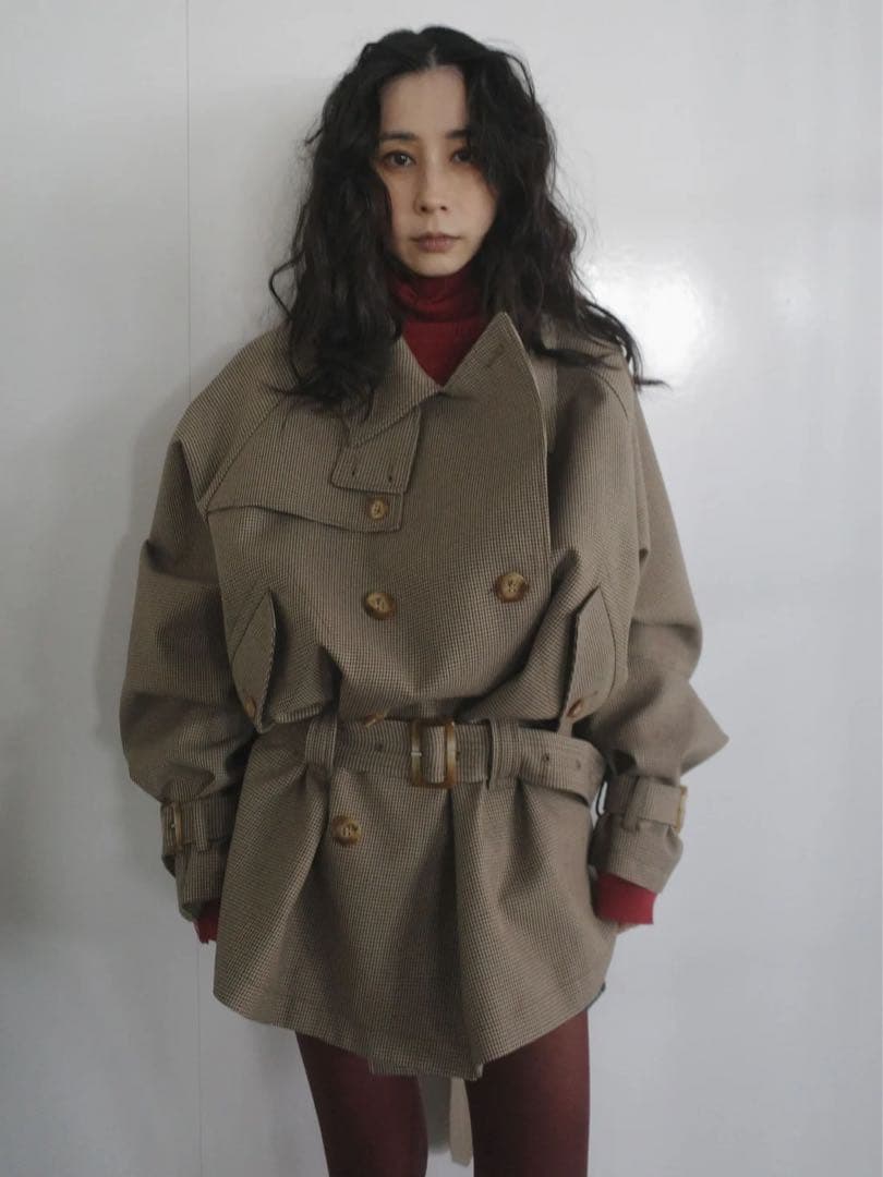 新品 AMERI DADDY MIDI TRENCH COAT タグ付き