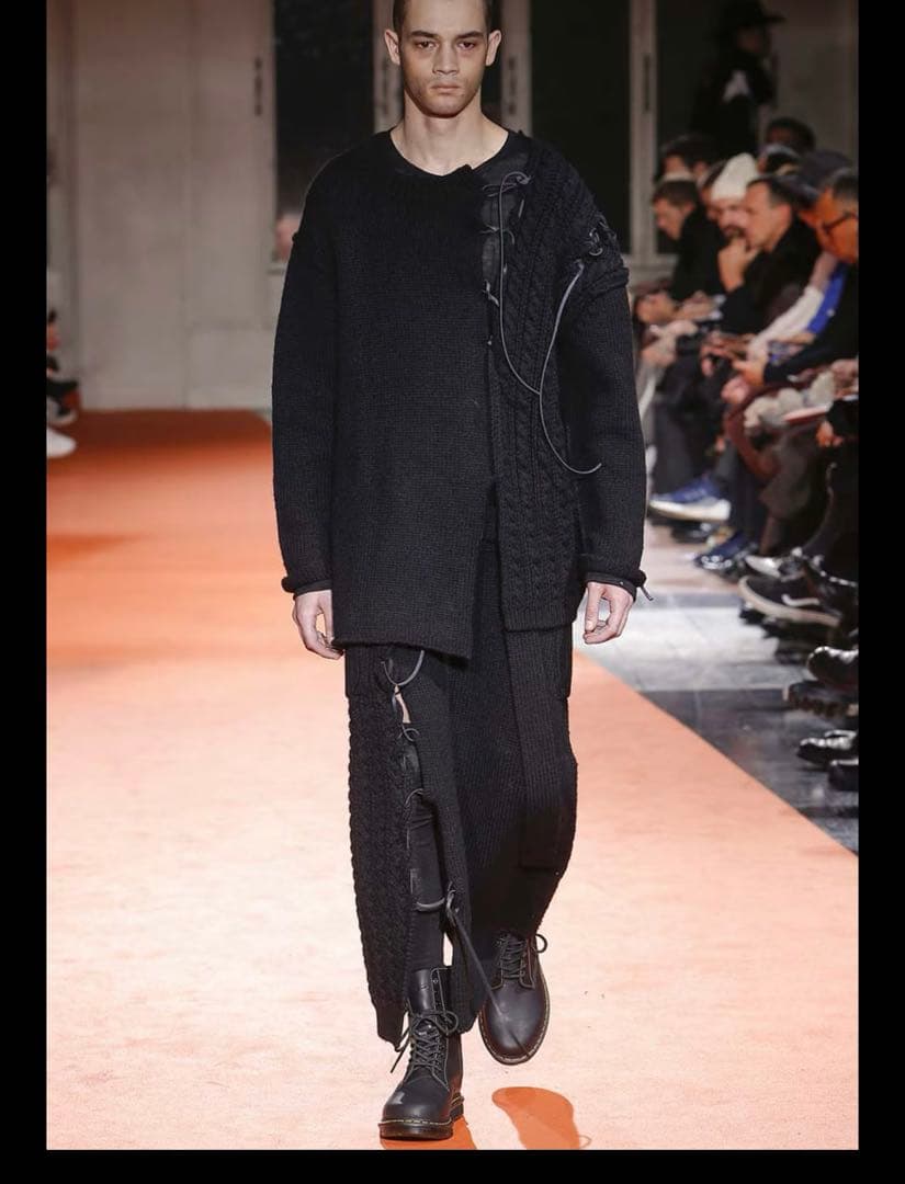 18aw Yohji Yamamoto POUR HOMME ニットスカート
