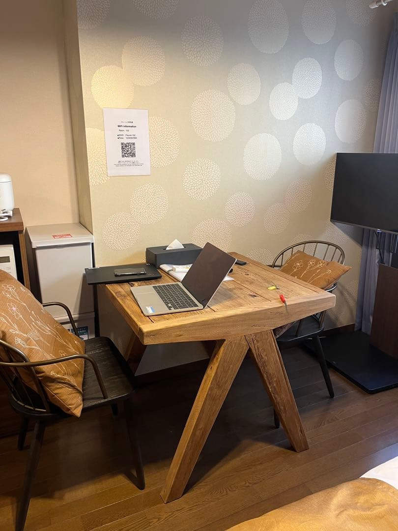 ナチュラルウッド X型脚 ダイニングテーブル