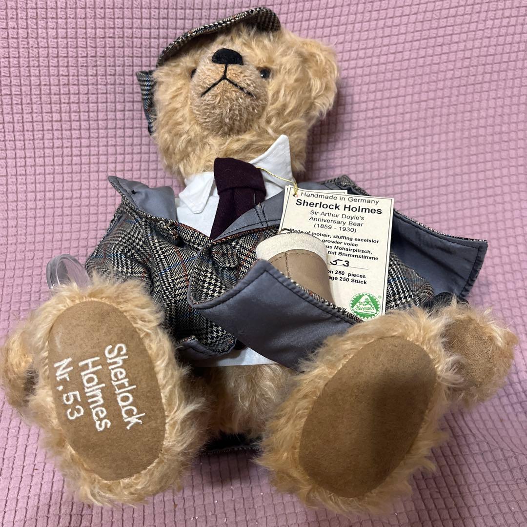 ☆世界限定250体‼︎☆ シャーロックホームズテディベア　グリーンハーマン社