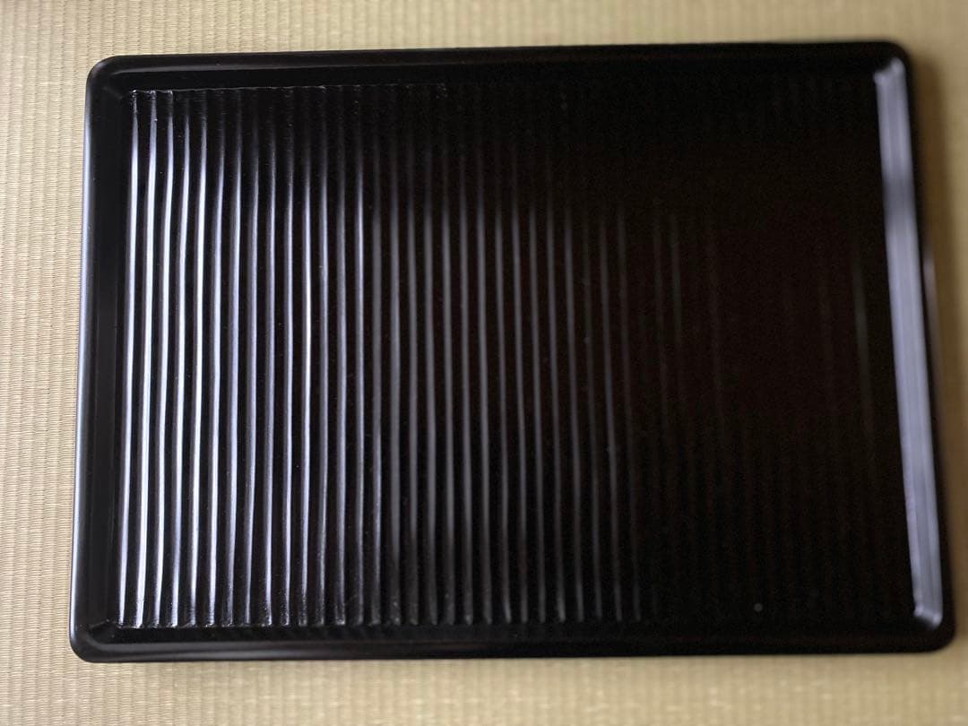 桂　黒漆我谷盆　折敷 №3